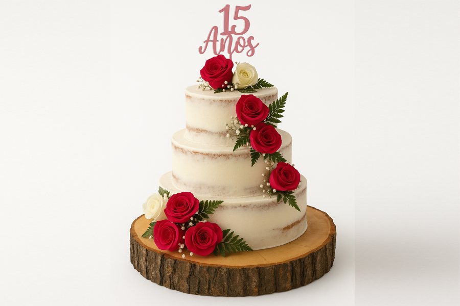 Pastel de 15 años